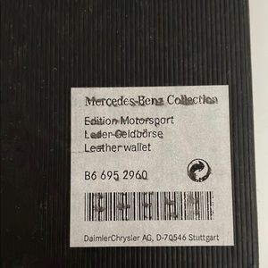 Mercedes Benz Collection Edition Motorsport Leather Wallet